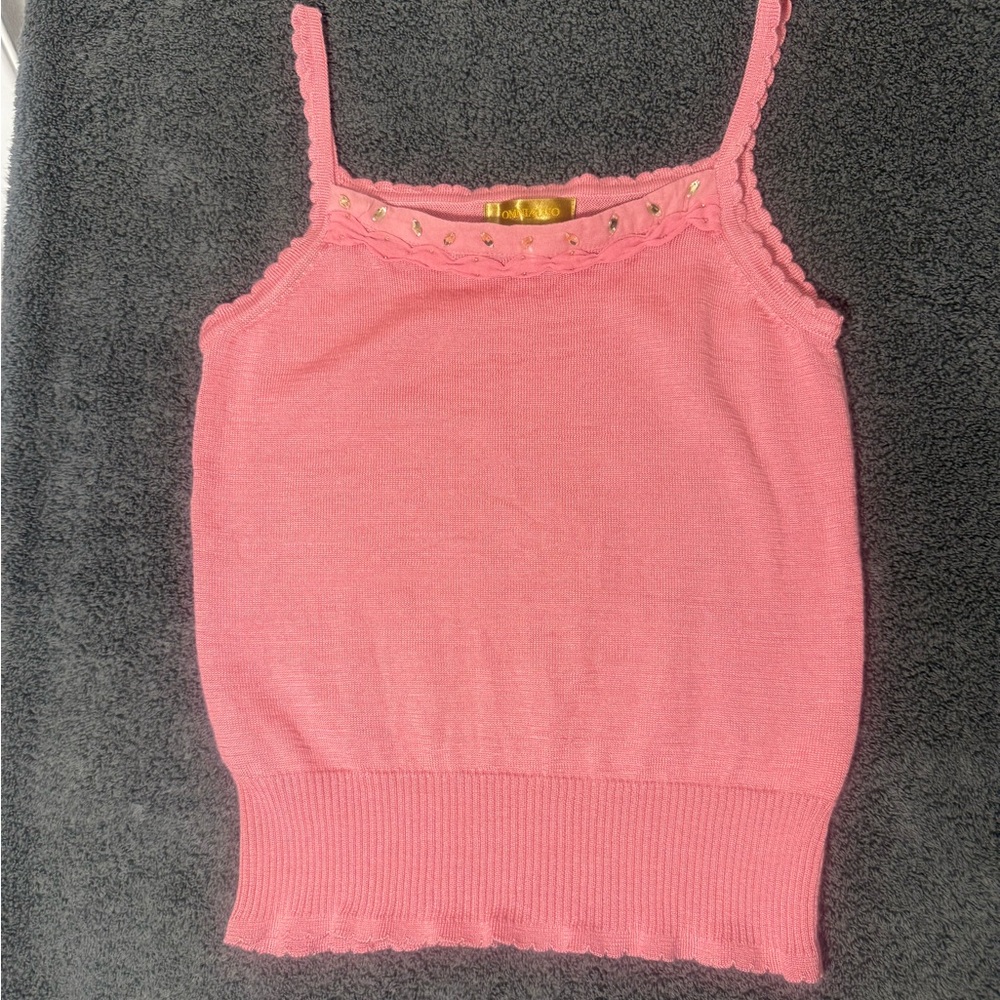 Omnialuo Pink‎ Sleeveless Women's Top